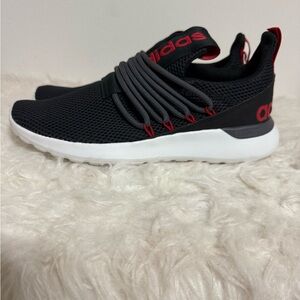 Adidas Black and Red Athletic Shoes